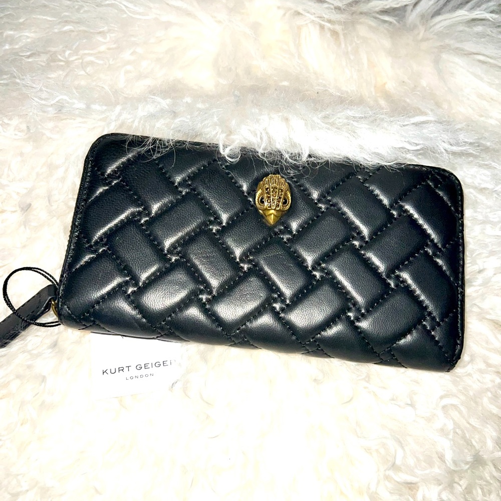 KURT GEIGER WALLET BLACK